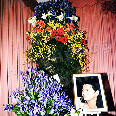 Floral arrangement from INXS